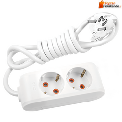 Viko Multi-Let İkili Grup Priz Topraklı 3 Metre Beyaz (Çocuk Korumalı) 90113203